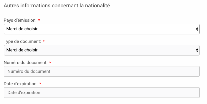 Information double nationalite pour la demande ESTA